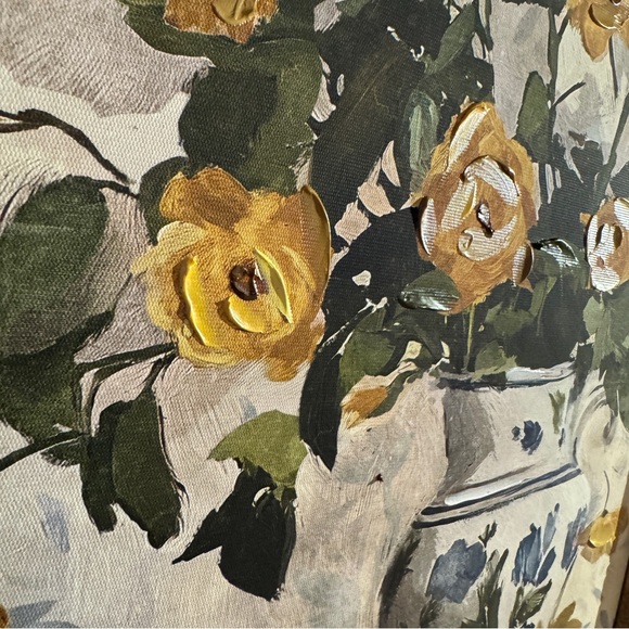 16”x20" Floral Painting Wall Art - Threshold designed with Studio McGee - Picture 7 of 11